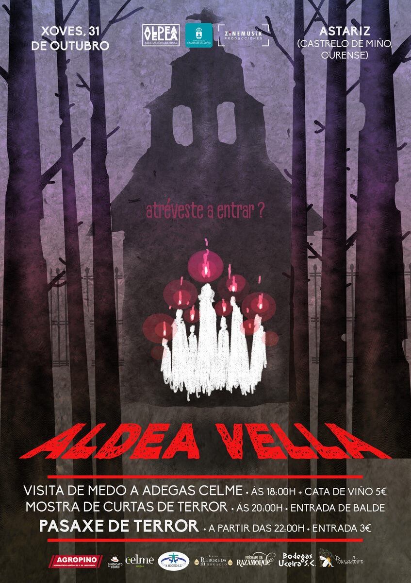Cartaz da Pasaxe de Terror en Astariz